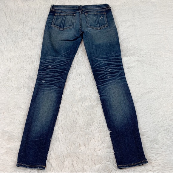 Rag & Bone The Skinny Jean in Sheffield mid rise distressed - Picture 11 of 12